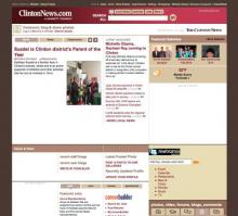 ClintonNews.com front page
